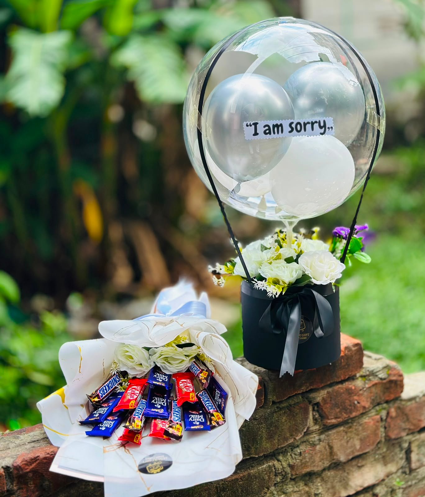 Am Sorry Chocolate & Balloon Combo
