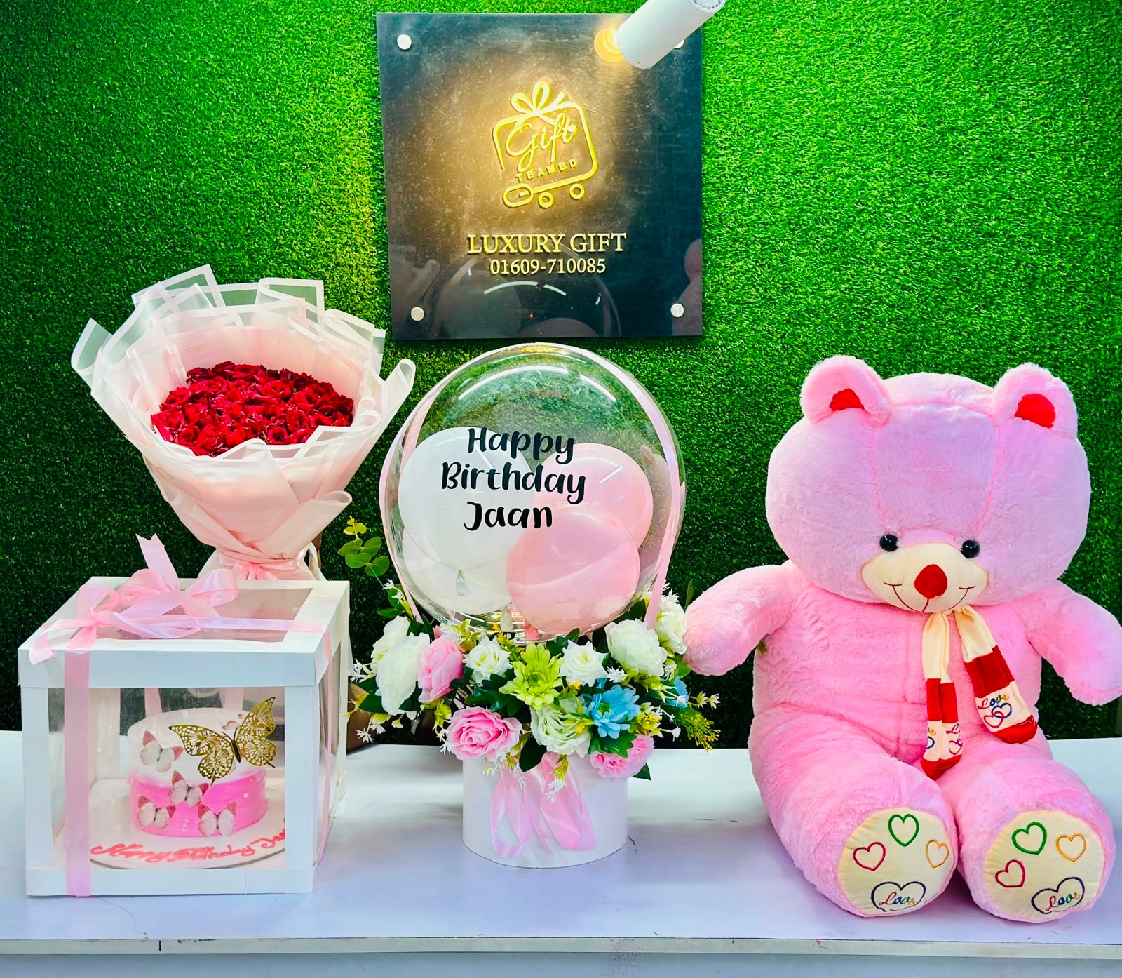 Pink Birthday Surprise Combo