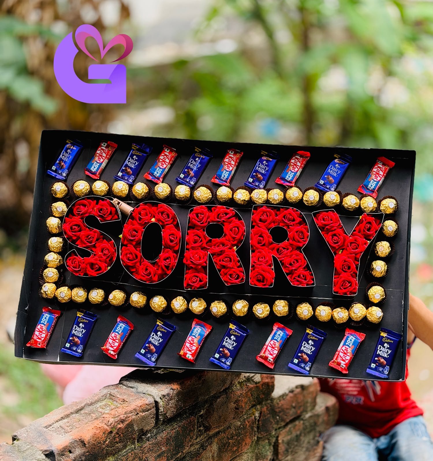 Luxury "SORRY" Chocolate Box