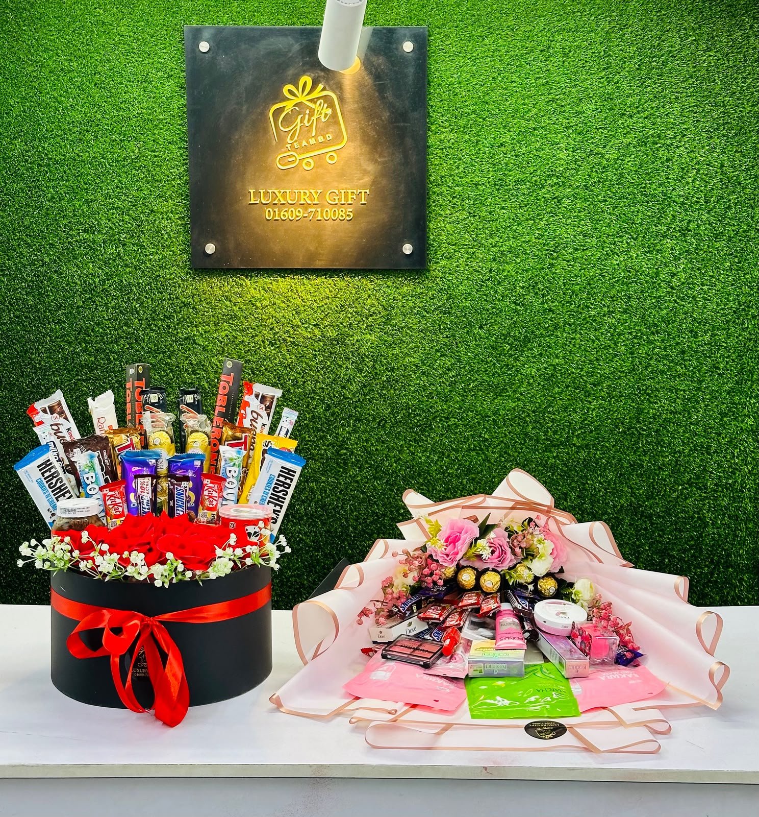 Premium Chocolate & Beauty Gift Combo