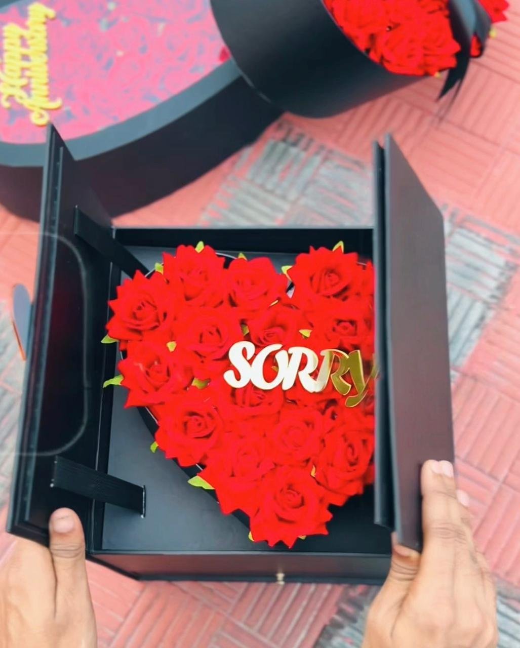"Sorry" Rose & Chocolate Apology Gift Box
