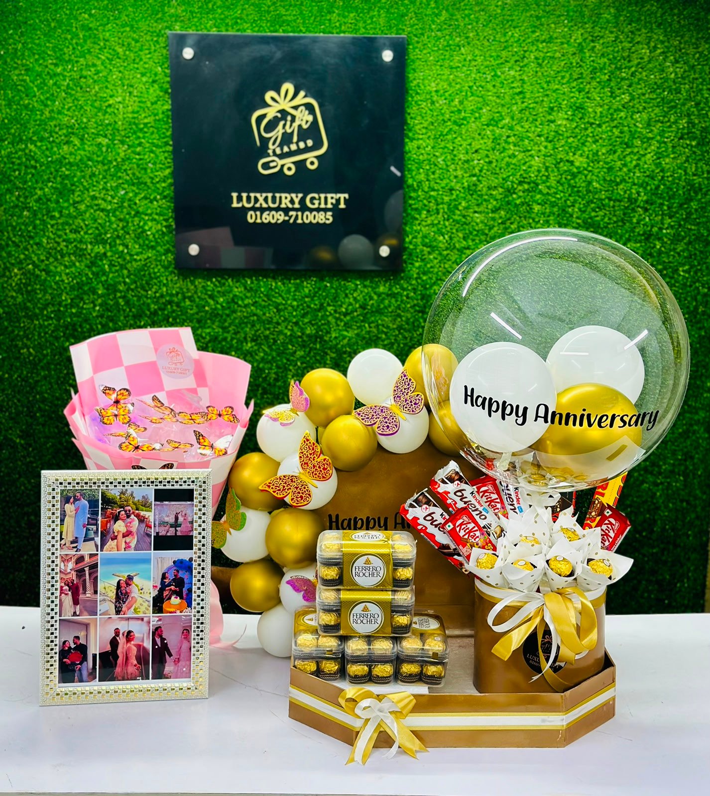 Premium Anniversary Gold Luxury Combo