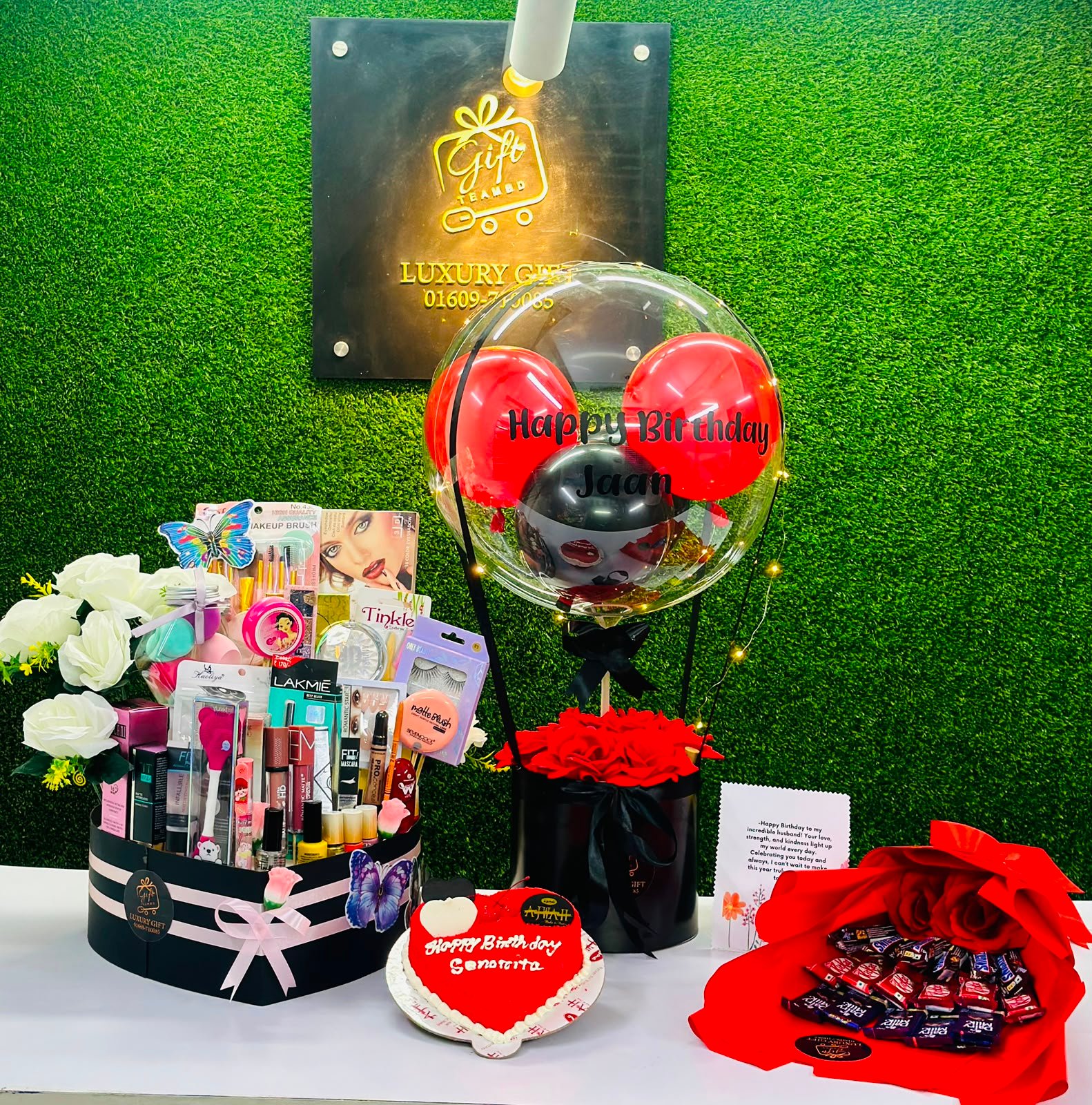Luxury Birthday Beauty & Chocolate Surprise Combo